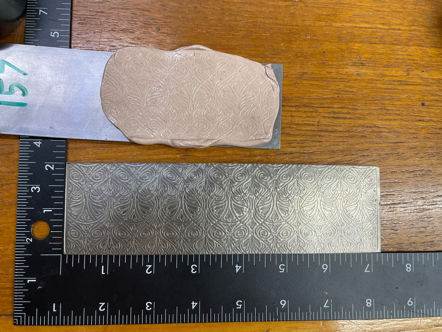 Steel Pattern Plate:  Swirls and Flourishes