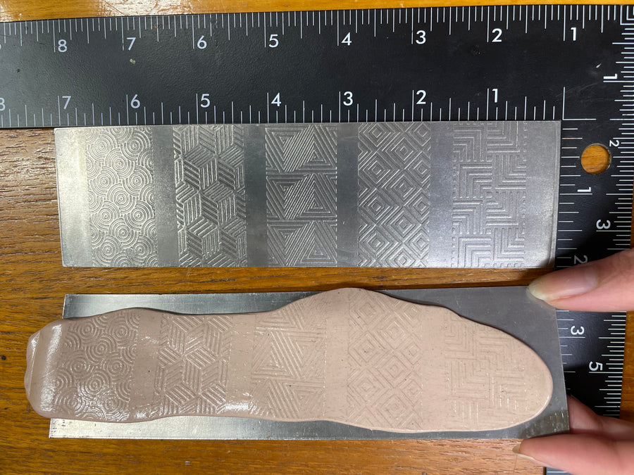 Steel Pattern Plate: 5 different patterns in one plate