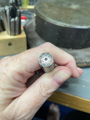 Steel Design Stamps:  Mandala Flowers