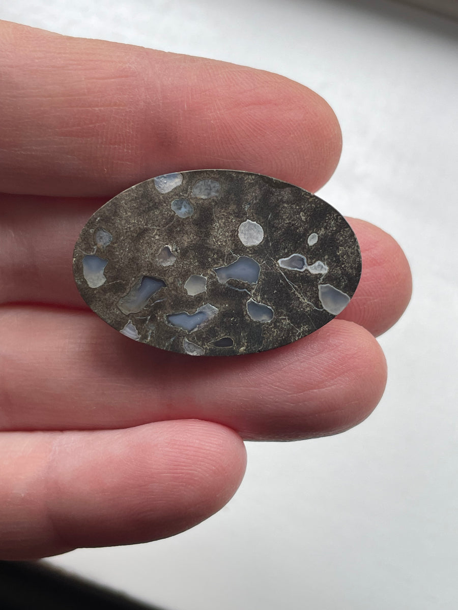 Amygdaloidal Jasper Cabochon 33 x 24 x 5