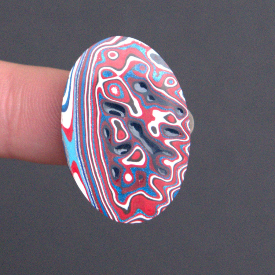 Oval Fordite Cabochon